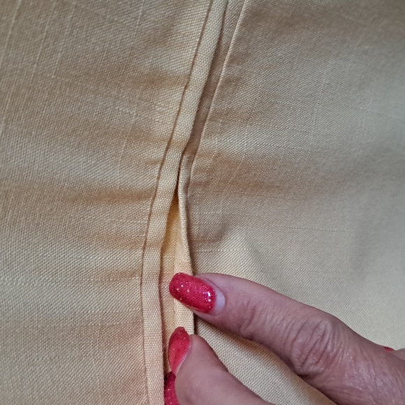 Sag Harbor Yellow 2 Button Closure Blazer Jacket. Size 20 NWOT - Picture 5 of 10